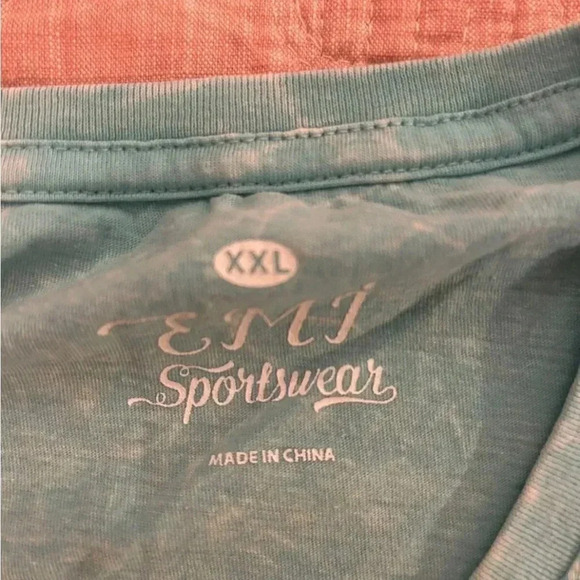 Women’s EMJ Sportswear Tampa Florida V Neck T Shirt Size XXL - Picture 3 of 4